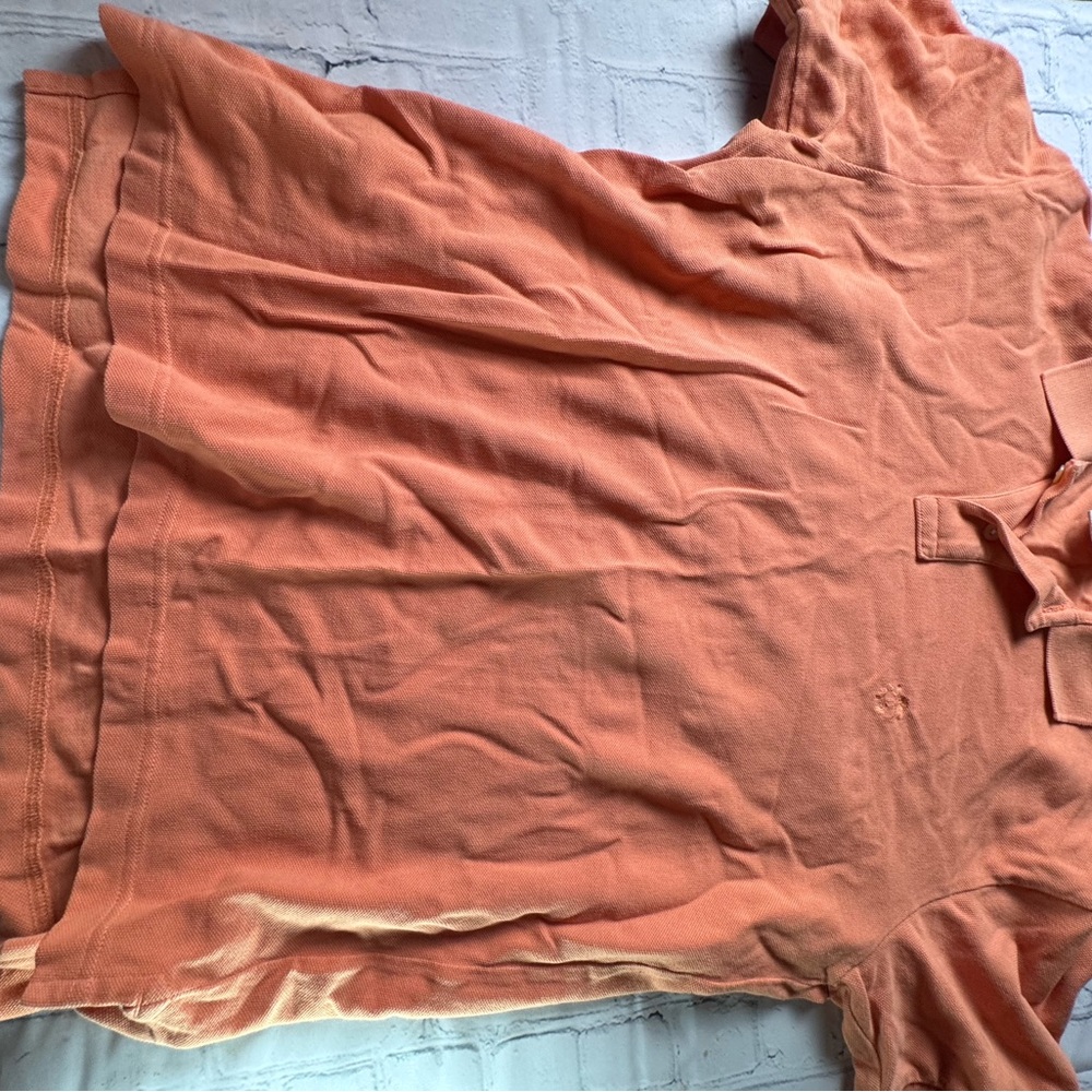 Brooks Brothers Peach Polo Shirt